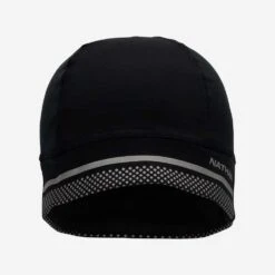 Nathan HyperNight Reflective Beanie - Black/Geo Print
