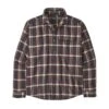 Patagonia Men's Cotton In Conversion Lightweight Fjord Flannel Shirt - Major: Ink Black -Sports Clothing Sale Store POS WBF23 42410 MINB