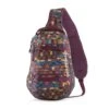 Patagonia Atom Sling 8L - Fitz Roy Patchwork: Night Plum