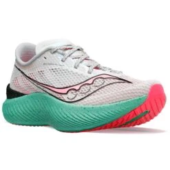 Saucony Women's Endorphin Pro 3 Running Shoe - Fog/ViZiPink - Regular (B) -Sports Clothing Sale Store S10755 25 5 1