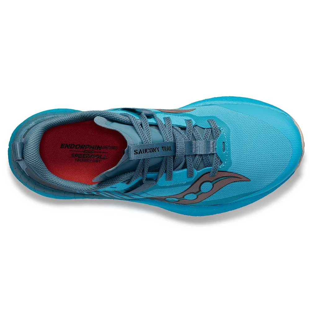 Saucony Women's Endorphin Edge Trail Shoe- Ocean/Loam- Regular (B) 6 Saucony Women's Endorphin Edge Trail Shoe- Ocean/Loam- Regular (B) - Image 4