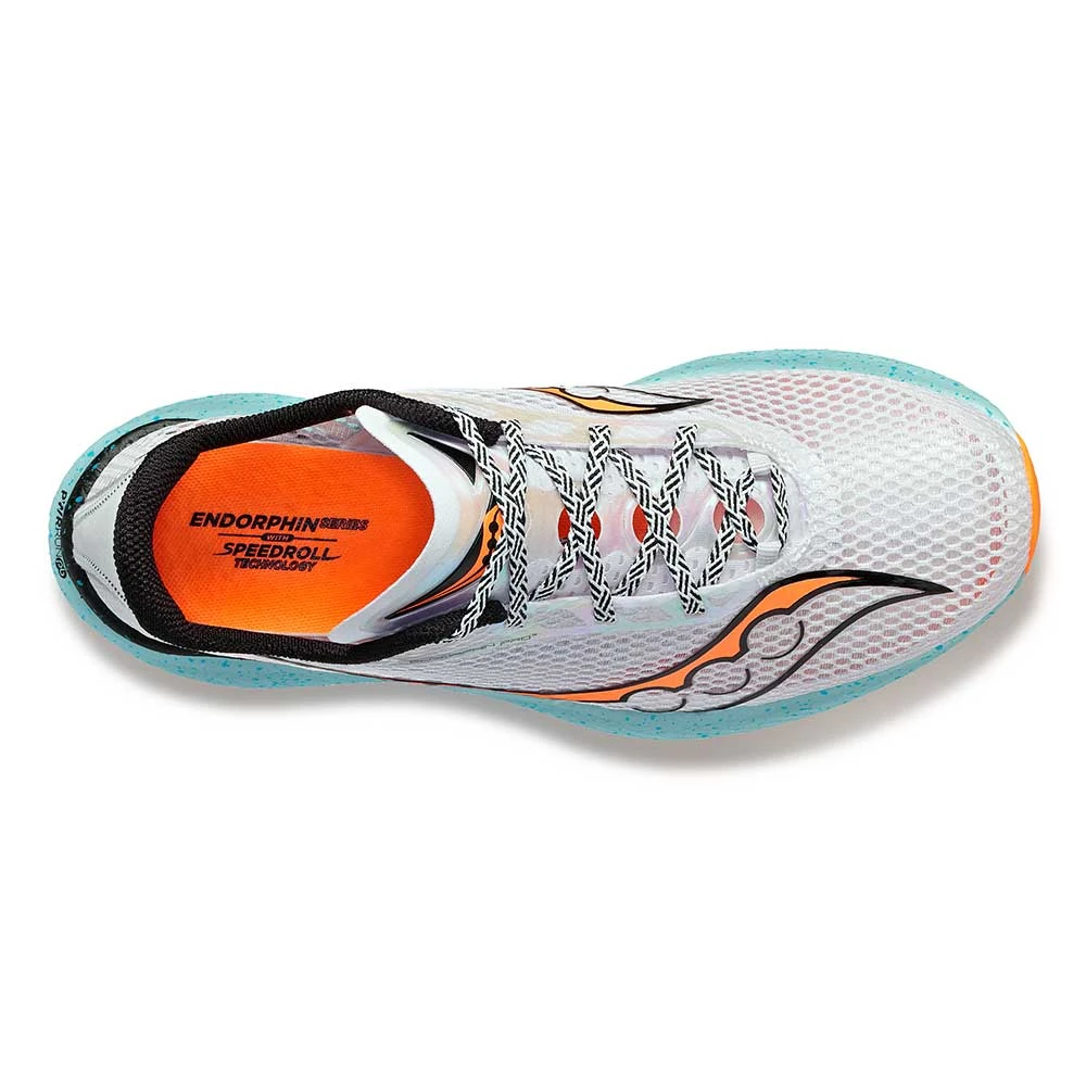 Saucony Men's Endorphin Pro 3 Racing Shoe- Fog/ViZiOrange- Regular (D) 6 Saucony Men's Endorphin Pro 3 Racing Shoe- Fog/ViZiOrange- Regular (D) - Image 4