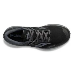 Saucony Men's Ride 15 Tr Gtx Trail Shoe - Black/Charcoal -Sports Clothing Sale Store S20799 10 3