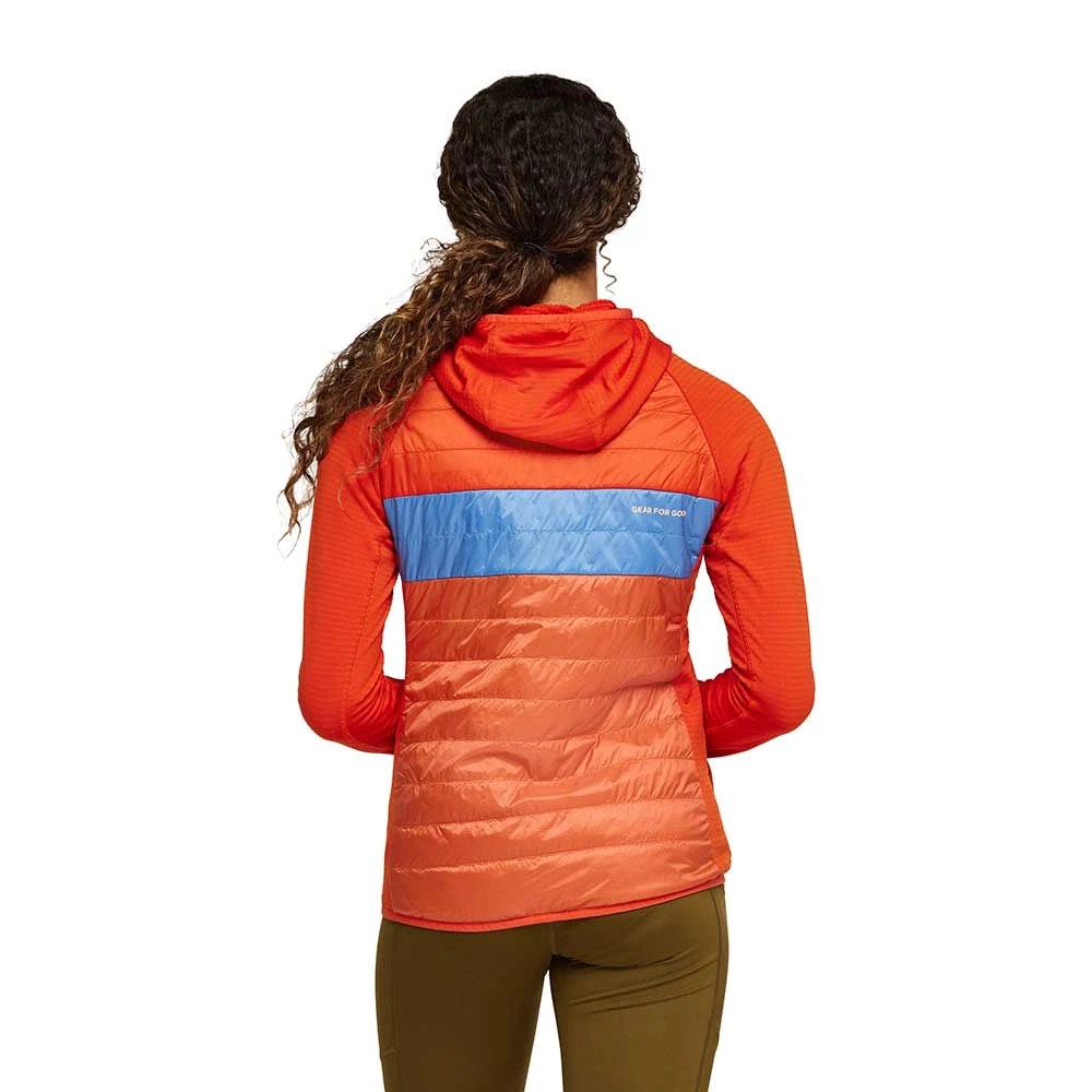 Cotopaxi Women's Capa Hybrid Insulated Hooded Jacket - Canyon/Nectar 6 Cotopaxi Women's Capa Hybrid Insulated Hooded Jacket - Canyon/Nectar - Image 4
