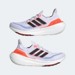 ADIDAS Women's Ultraboost Light Running Shoe- Ftwr White/Core Black/Solar Red- Regular (B) -Sports Clothing Sale Store Ultraboost Light Shoes White HQ6353 09 standard