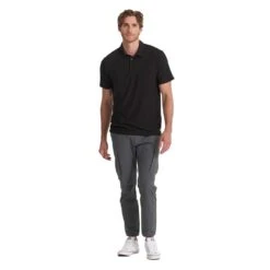 Vuori Men's Strato Tech Polo - Black -Sports Clothing Sale Store V188BLK SP23 M ECOMM TOPS TOP 4111 1x1 80b74b9d a962 4005 9f3c 85e62dbf9958