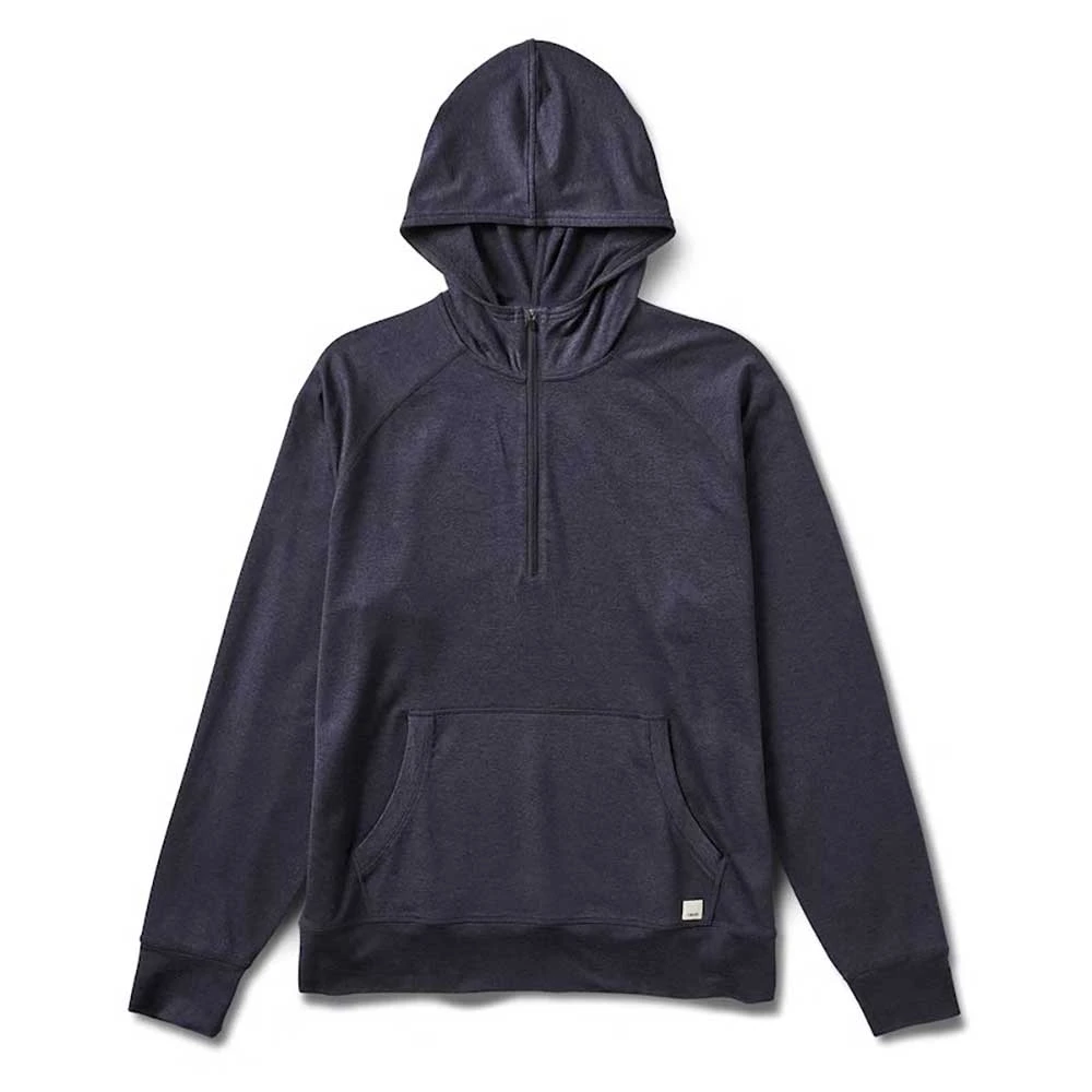 Vuori Men's Ponto Performance 1/2 Zip Hoodie - Midnight Heather
