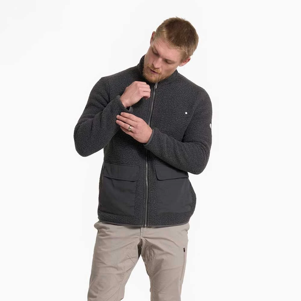 Vuori Men's Idyllwild Sherpa Jacket - Charcoal 7 Vuori Men's Idyllwild Sherpa Jacket - Charcoal - Image 5