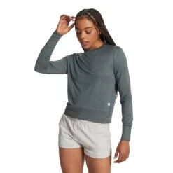 Vuori Women's Daydream Crew - Cape Heather -Sports Clothing Sale Store VW133HCP FA23 W ECOMM TOPS FRONT TOPS 4