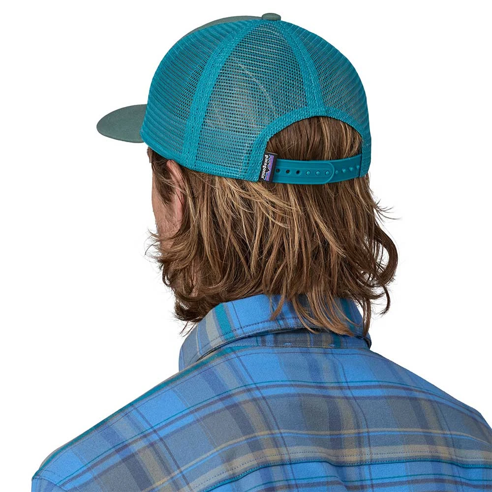Patagonia Unisex P-6 Logo Trucker Hat - Nouveau Green 5 Patagonia Unisex P-6 Logo Trucker Hat - Nouveau Green - Image 3