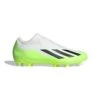 ADIDAS Unisex X Crazyfast .3 Laceless FG Soccer Cleat - Cloud White / Core Black / Lucid Lemon- Regular (D) -Sports Clothing Sale Store X CRAZYFAST.3 LL FG White HQ4515 01 standard hover