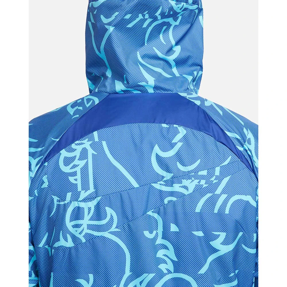 Nike Men's Chelsea AFW Soccer Jacket - Rush Blue/Chlorine Blue 6 Nike Men's Chelsea AFW Soccer Jacket - Rush Blue/Chlorine Blue - Image 4