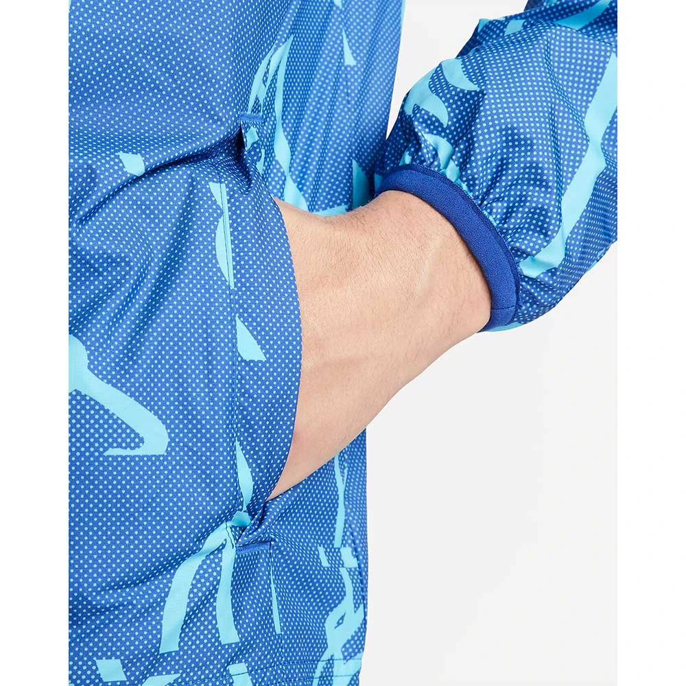 Nike Men's Chelsea AFW Soccer Jacket - Rush Blue/Chlorine Blue 8 Nike Men's Chelsea AFW Soccer Jacket - Rush Blue/Chlorine Blue - Image 6