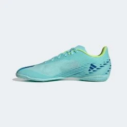 Unisex Adidas X Speedportal .4 IC Soccer Shoe - Clear Aqua/Powder Blue/Solar Yellow- Regular (D) -Sports Clothing Sale Store gw8502 smc ecom
