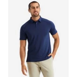 Men's Delta Pique Polo - Navy 10 Men's Delta Pique Polo - Navy -Sports Clothing Sale Store navy 4