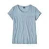 Patagonia Women's Mainstay Tee - Steam Blue -Sports Clothing Sale Store webimage 1F3A879E EA8B 417E 853B9F2277B9081F