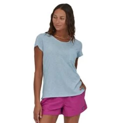 Patagonia Women's Mainstay Tee - Steam Blue -Sports Clothing Sale Store webimage 38FA7FBC 731D 4C64 A9B5B05F62EFDFCF