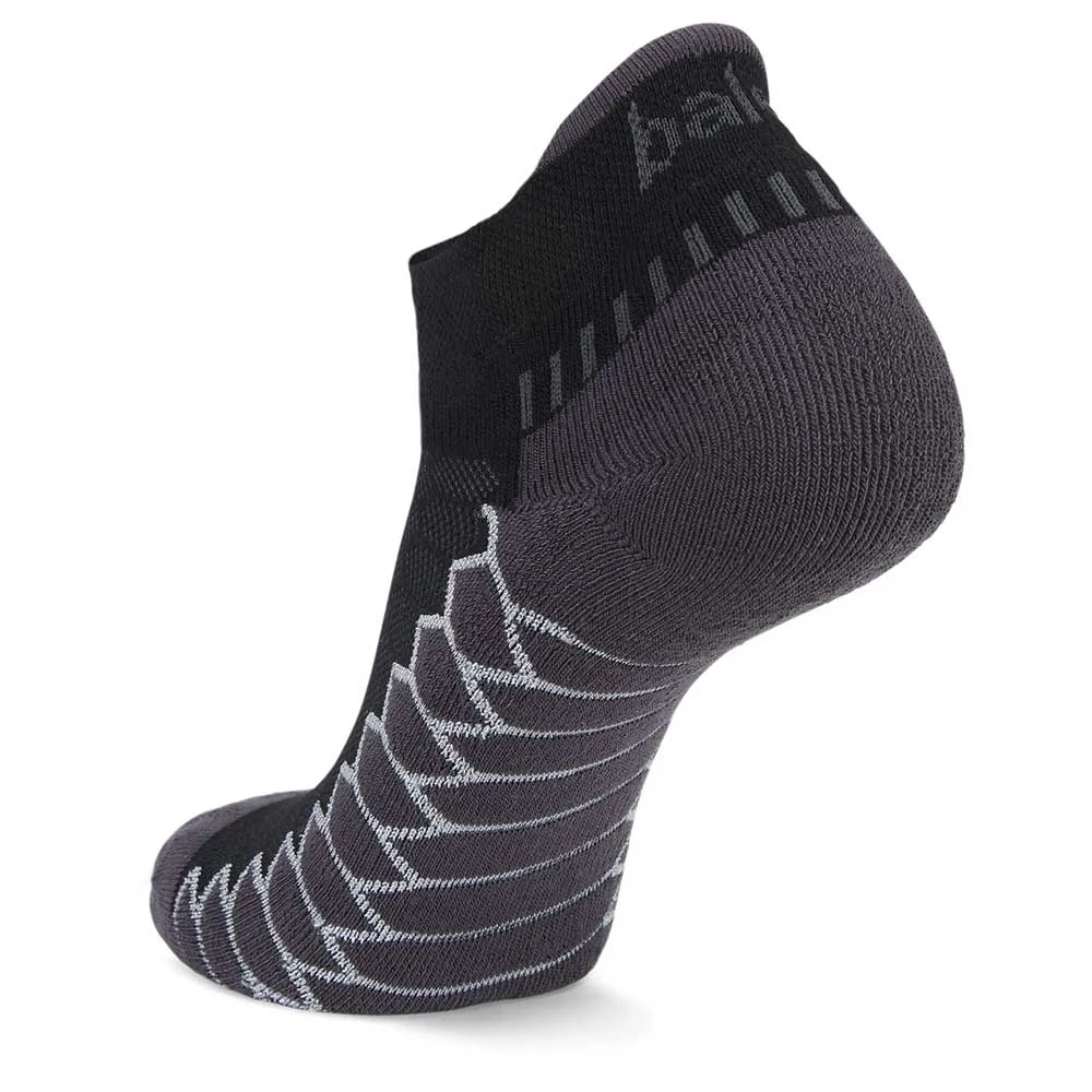Balega Silver No Show Tab Running Socks- Black 6 Balega Silver No Show Tab Running Socks- Black - Image 4